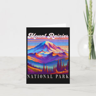 Rainier Nationalpark Berg Kunst, Dichtung und Musi Karte