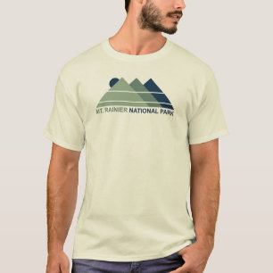 Rainier Nationalpark Berg Sonne T-Shirt