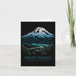 Rainier Nationalpark Bergsee-Zauber Camping Karte
