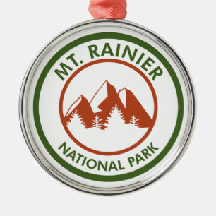 Rainier-Nationalpark Ornament Aus Metall