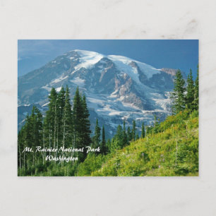 Rainier-Nationalpark Postkarte