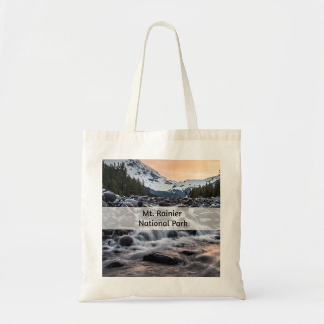 Rainier Nationalpark Souvenir Tragetasche (Vorne)