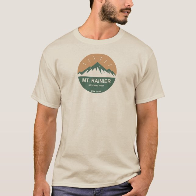 Rainier-Nationalpark T-Shirt (Vorderseite)