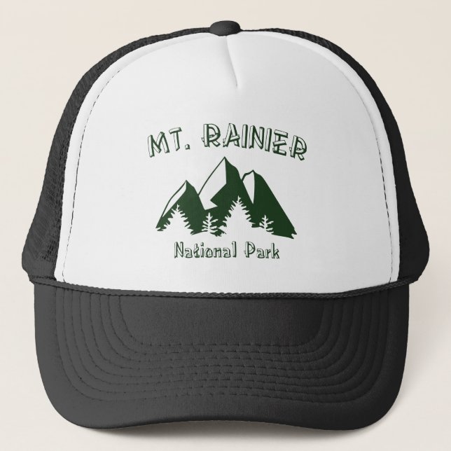 Rainier-Nationalpark Truckerkappe (Vorderseite)