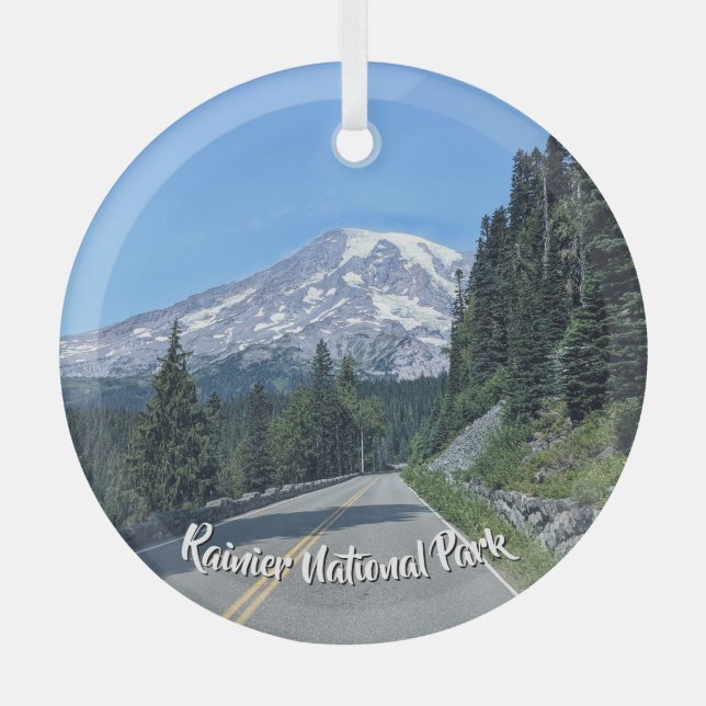 Rainier Ornament Aus Glas (Vorderseite)