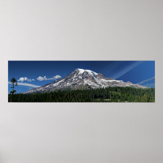Rainier Panorama Poster