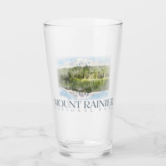 Rainier Pint Glass, Nationalpark Tumbler (Vorderseite)