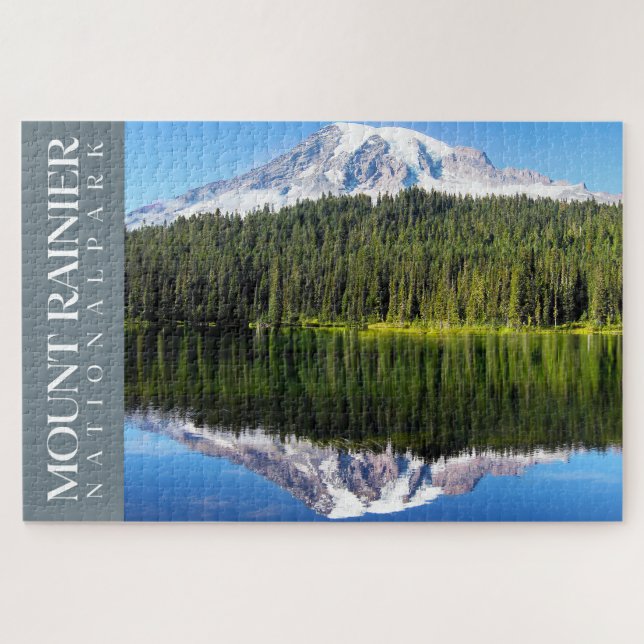 Rainier Puzzle, Nationalpark Jigsaw Puzzle (Horizontal)