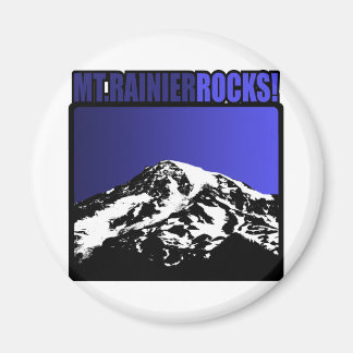 Rainier Rocks! Magnet