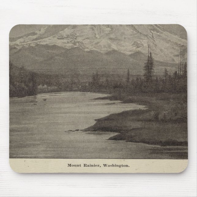 Rainier Steilacoom Beach Mousepad (Vorne)