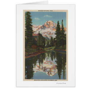 Rainier, WA - Mirror Lake mit Reflektion