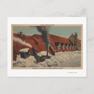 Rainier, WA - Paradise Inn Postkarte