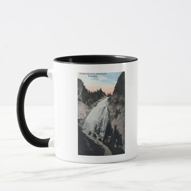 Rainier, Washington - View of Sluiskin Falls Tasse (Links)