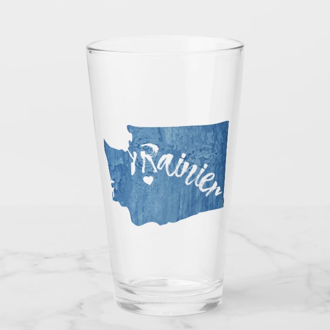 Rainier Washington Wood Grain Glas (Vorderseite)
