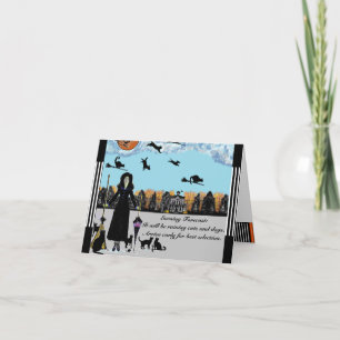 Raining Katzen und Hunde! Zweite in einer Reihe Karte