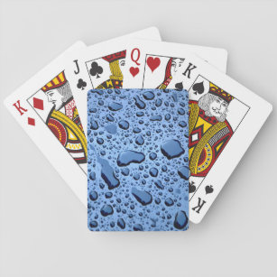Rainrops Muster Playing Cards Spielkarten
