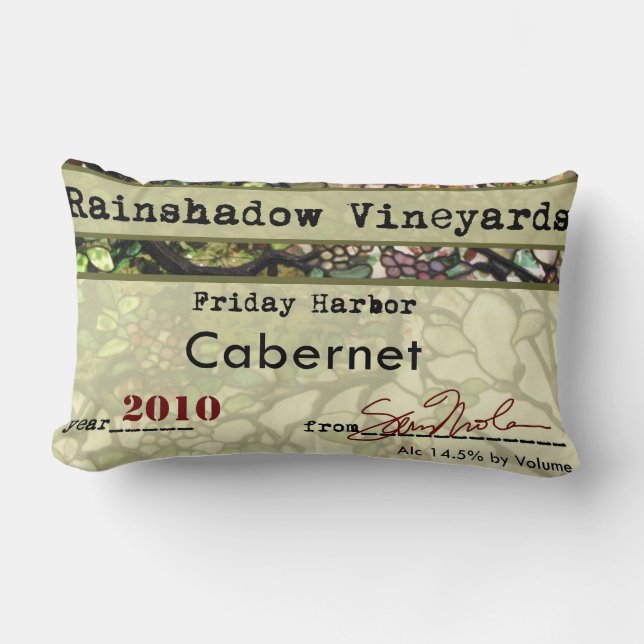Rainshadow-Weinberg-Cabernetlumbar-Kissen Lendenkissen (Vorderseite)
