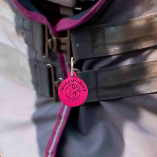 Rainsheet Blanket Bridle Identification Tag Haustiermarke (Von Creator hochgeladen)
