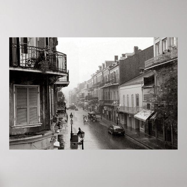 RainSweet Royal Street New Orleans Art Print Poster (Vorne)