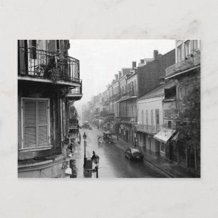 RainSwept Royal Street Postcard Postkarte