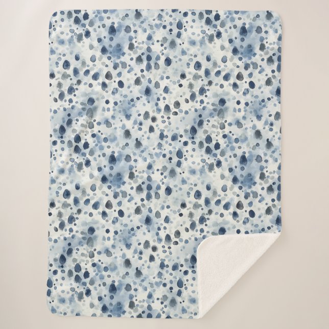 Rainy Day Blue Sherpadecke (Vorderseite)