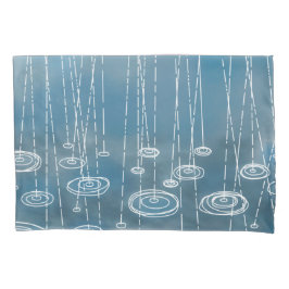 Rainy Day Blue Weather Kissenbezug