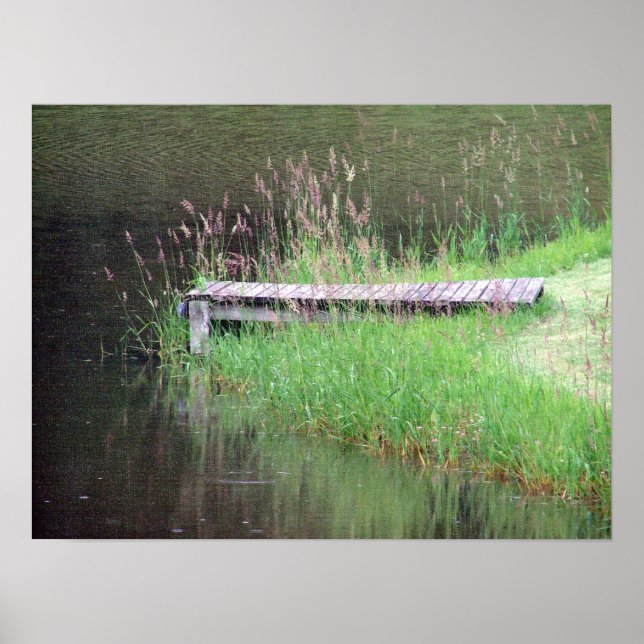 Rainy Day Dock Poster (Vorne)