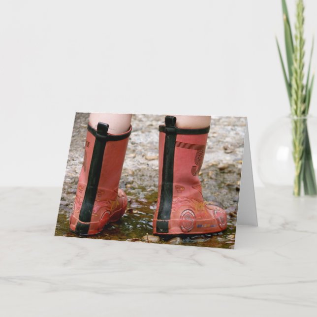 Rainy Day Grußkarte Karte (Vorderseite)