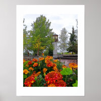 Rainy Day in Downtown Fairbanks, Alaska Fotografie