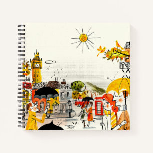 Rainy Day in London Notizbuch