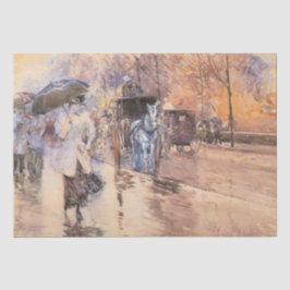 Rainy Day on Fifth Avenue (New York City) Seidenpapier