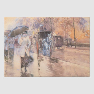 Rainy Day on Fifth Avenue (New York City) Seidenpapier