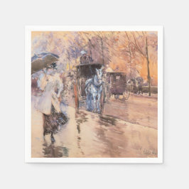 Rainy Day on Fifth Avenue (New York City) Serviette