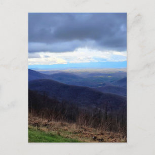 Rainy Day on Rock Castle Gorge Postkarte