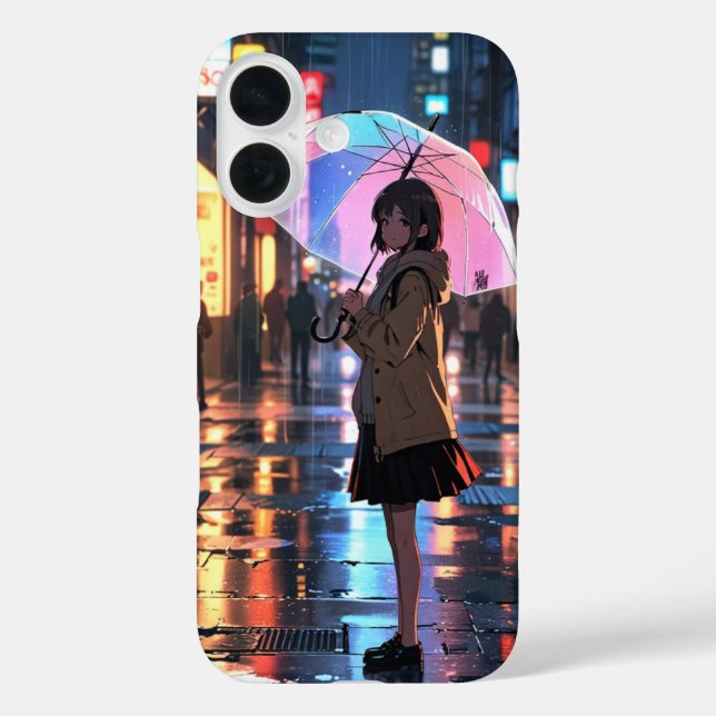 Rainy Day Smile Case-Mate iPhone Hülle (Rückseite)