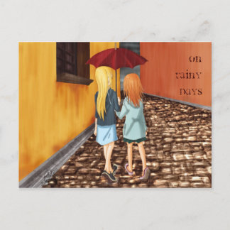 Rainy Days Postkarte