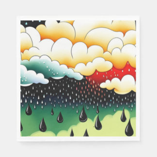 Rainy Days Serviette