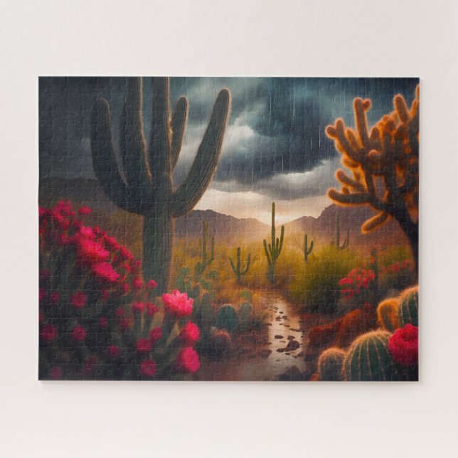 Rainy Desert Puzzle (Horizontal)