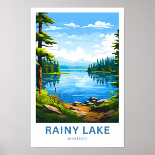 Rainy Lake Minnesota Poster