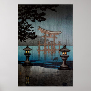 Rainy Miyajima von Tsuchiya Koitsu Poster
