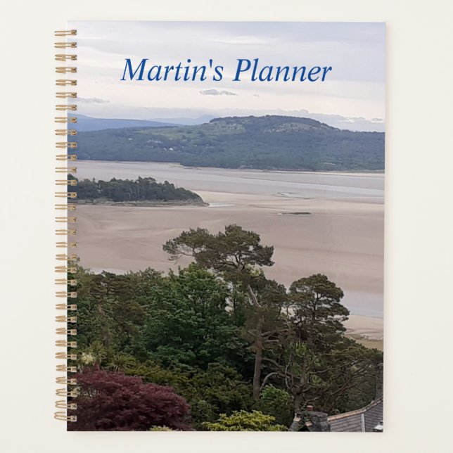 Rainy Morecambe Bay Planner Planer (Vorderseite)