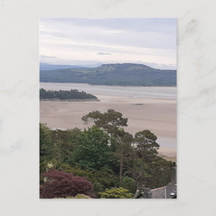 Rainy Morecambe Bay Postcard Postkarte