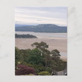 Rainy Morecambe Bay Postcard Postkarte