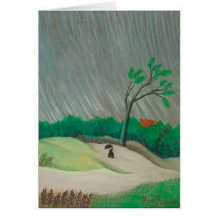 Rainy Morning Henri Rousseau, Vintage Kunst