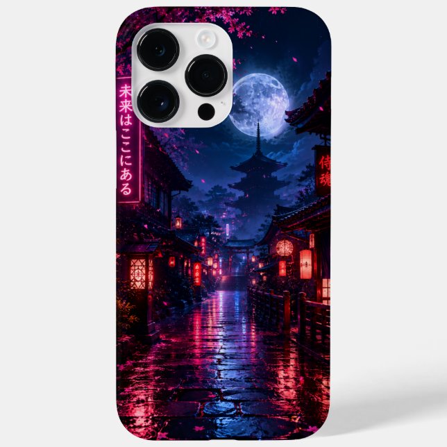 Rainy Night in Japan Cell Phone Case (Rückseite)