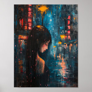 Rainy Rhapsody: Eine Serenade in der Stadt Poster