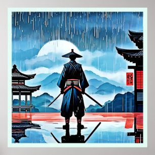 Rainy Samurai: Stille Vigil Poster
