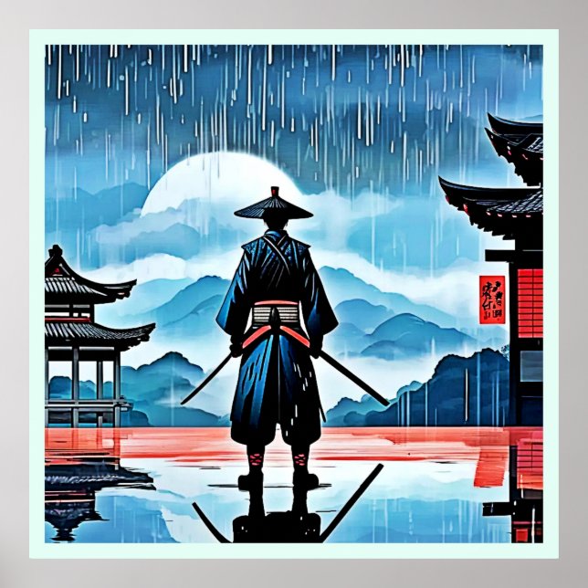 Rainy Samurai: Stille Vigil Poster (Vorne)