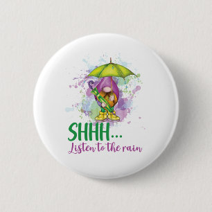 Rainy Weather Gnome Button