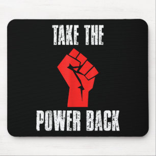 Raised Fist - Take The Power Back Inspirierend Mousepad